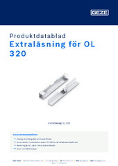 Extralåsning för OL 320 Produktdatablad SV