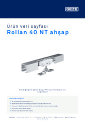 Rollan 40 NT ahşap Ürün veri sayfası TR