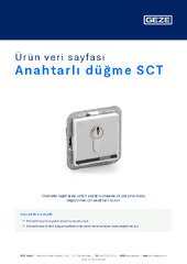 Anahtarlı düğme SCT Ürün veri sayfası TR
