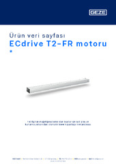 ECdrive T2-FR motoru  * Ürün veri sayfası TR