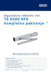 TS 5000 RFS kompletno pakiranje  * Sigurnosno-tehnički list HR