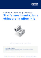 Verriegelungsmitnehmer Alu Scheda tecnica prodotto IT