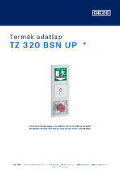 TZ 320 BSN UP  * Termék adatlap HU