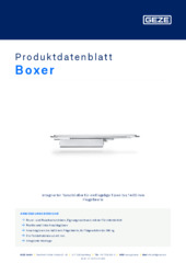 Boxer Produktdatenblatt DE