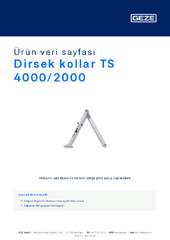 Dirsek kollar TS 4000/2000 Ürün veri sayfası TR