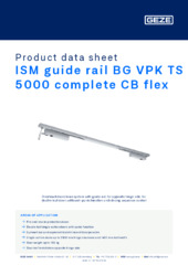 ISM guide rail BG VPK TS 5000 complete CB flex Product data sheet EN