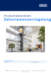 Zahnriemenverriegelung Produktdatenblatt DE