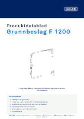 Grunnbeslag F 1200 Produktdatablad NB