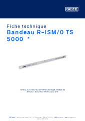 Bandeau R-ISM/0 TS 5000  * Fiche technique FR