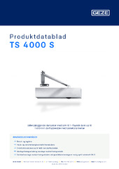 TS 4000 S Produktdatablad DA