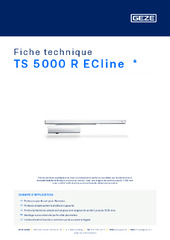 TS 5000 R ECline  * Fiche technique FR