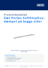Sæt Perlan SoftStopDuo, dæmpet på begge sider Produktdatablad DA