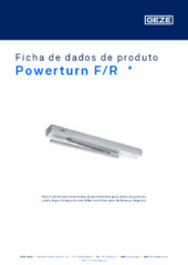 Powerturn F/R  * Ficha de dados de produto PT