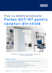 Perlan AUT-NT pentru canaturi din sticlă Fișa cu datele produsului RO