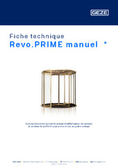 Revo.PRIME manuel  * Fiche technique FR