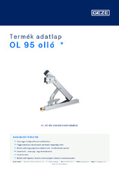 OL 95 olló  * Termék adatlap HU