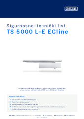 TS 5000 L-E ECline Sigurnosno-tehnički list HR
