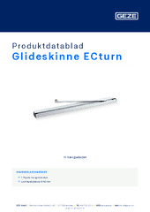 Glideskinne ECturn Produktdatablad DA