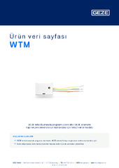 WTM Ürün veri sayfası TR