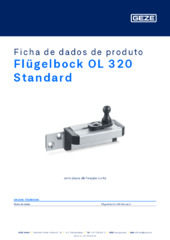 Flügelbock OL 320 Standard Ficha de dados de produto PT