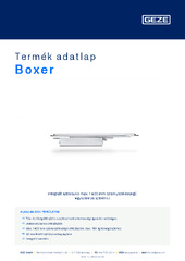 Boxer Termék adatlap HU