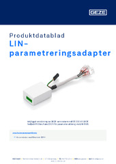 LIN-parametreringsadapter Produktdatablad SV