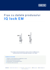 IQ lock EM Fișa cu datele produsului RO