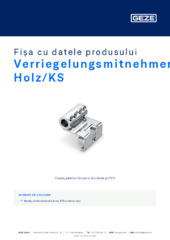 Verriegelungsmitnehmer Holz/KS Fișa cu datele produsului RO