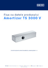 Amortizor TS 3000 V Fișa cu datele produsului RO