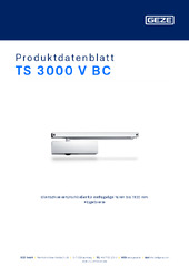 TS 3000 V BC Produktdatenblatt DE