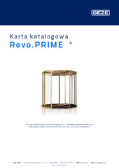 Revo.PRIME  * Karta katalogowa PL