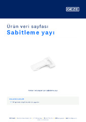 Sabitleme yayı Ürün veri sayfası TR