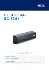 GC 339+  * Produktdatablad SV