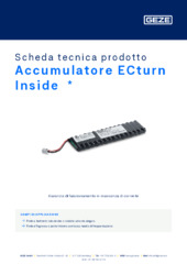 Accumulatore ECturn Inside  * Scheda tecnica prodotto IT