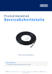 ServiceSchnittstelle Produktdatablad NB