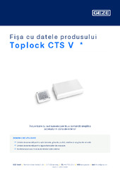 Toplock CTS V  * Fișa cu datele produsului RO