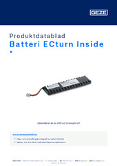 Batteri ECturn Inside  * Produktdatablad SV
