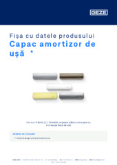 Capac amortizor de ușă  * Fișa cu datele produsului RO