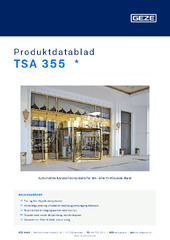 TSA 355  * Produktdatablad NB