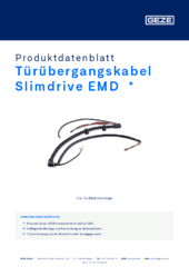 Türübergangskabel Slimdrive EMD  * Produktdatenblatt DE