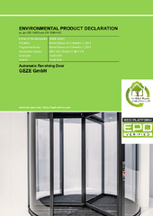 Environmental declaration (2540103)