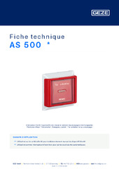 AS 500  * Fiche technique FR