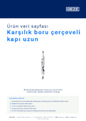 Karşılık boru çerçeveli kapı uzun Ürün veri sayfası TR