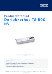 Dørlukkerhus TS 500 NV Produktdatablad NB