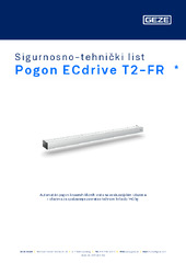 Pogon ECdrive T2-FR  * Sigurnosno-tehnički list HR