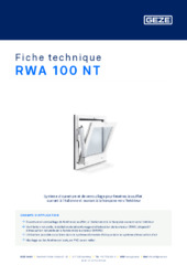 RWA 100 NT Fiche technique FR