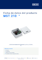 MST 210  * Ficha de datos del producto ES