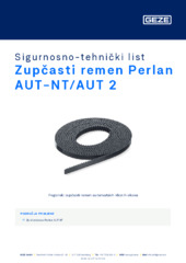 Zupčasti remen Perlan AUT-NT/AUT 2 Sigurnosno-tehnički list HR