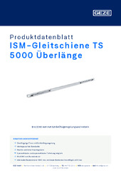 ISM-Gleitschiene TS 5000 Überlänge Produktdatenblatt DE