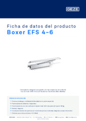 Boxer EFS 4-6 Ficha de datos del producto ES